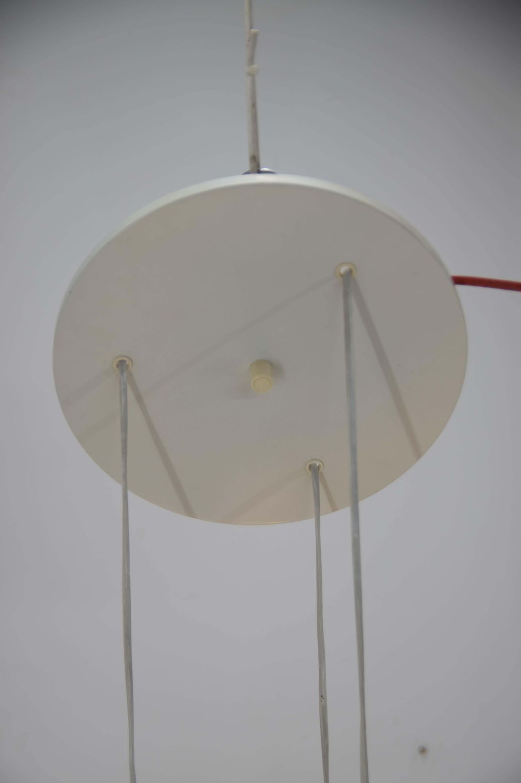 Mid Century Adjustable Glass Chandelier By Pokrok Zilina, 1970s photo 503.0