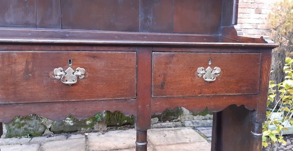 A Rare Small Oak Dresser, 18th Century And Earlier photo Furniture