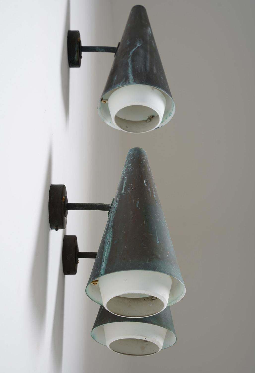 Swedish Outdoor Wall Lamps In Copper By Hans Agne Jakobsson photo buy