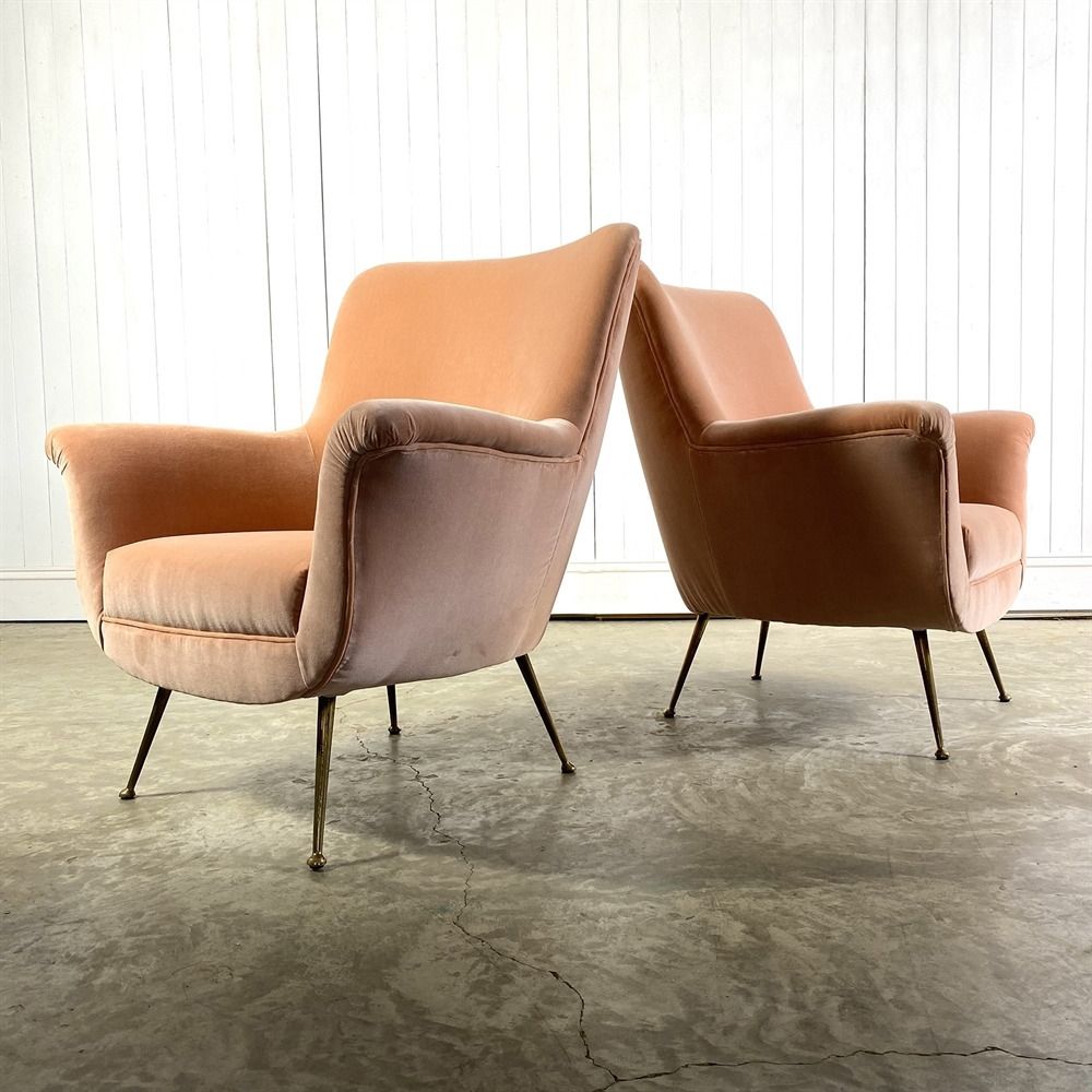 An Italian Velvet Armchair