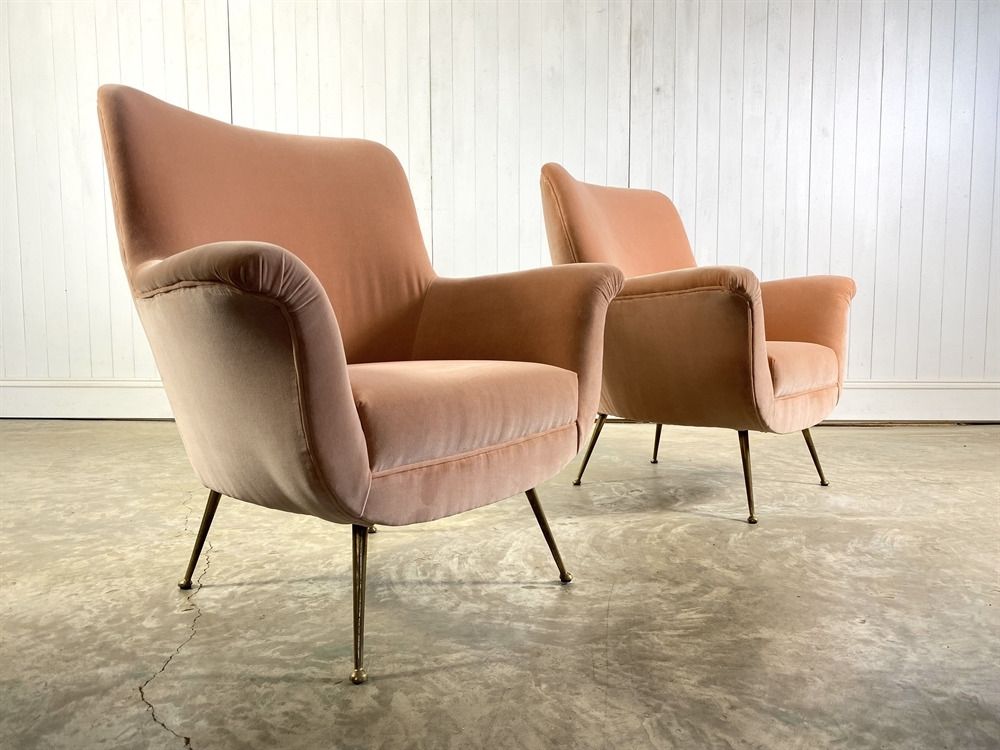 photo buy An Italian Velvet Armchair