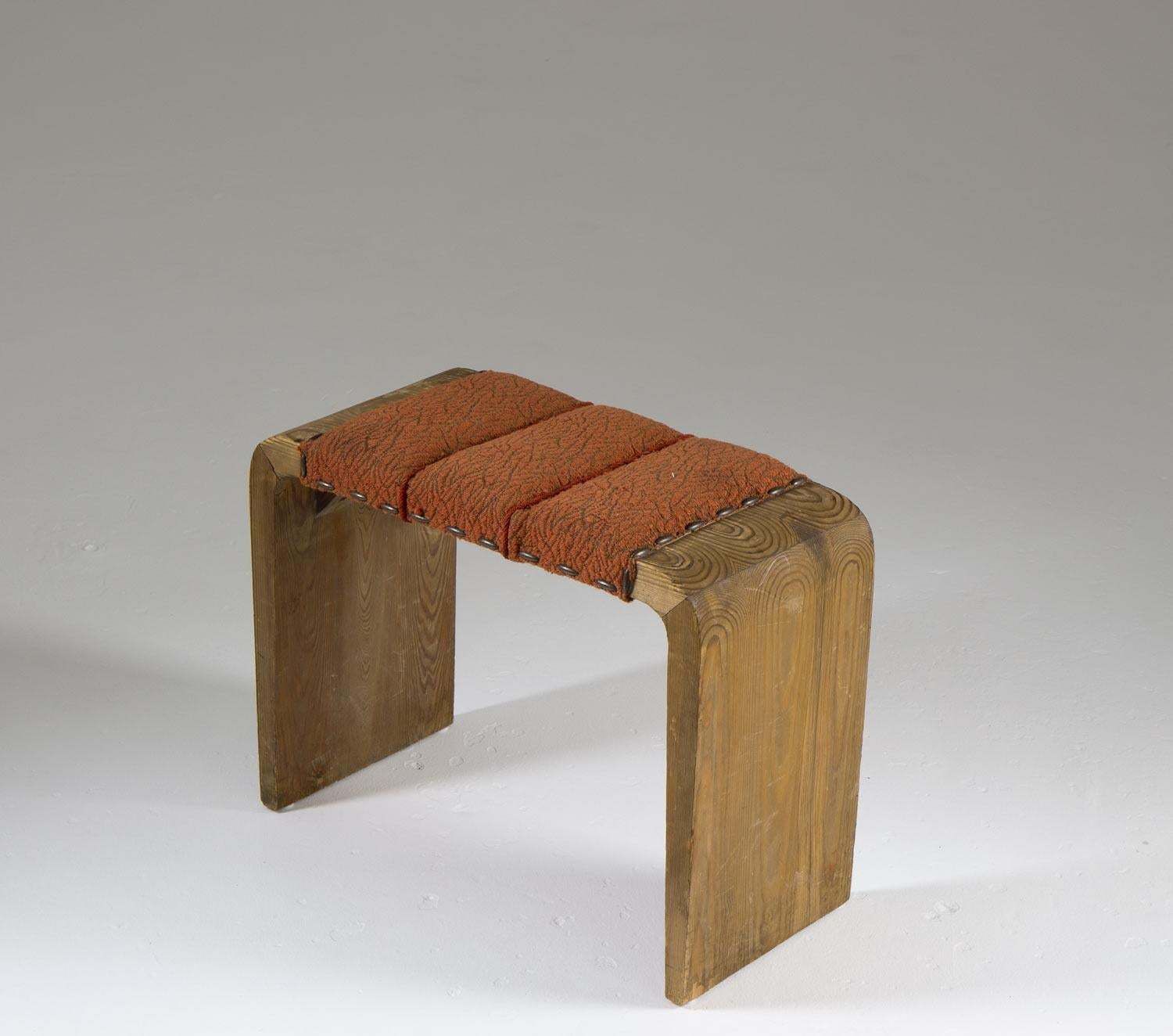 Scandinavian Stool In Pine, 1930s photo furniture