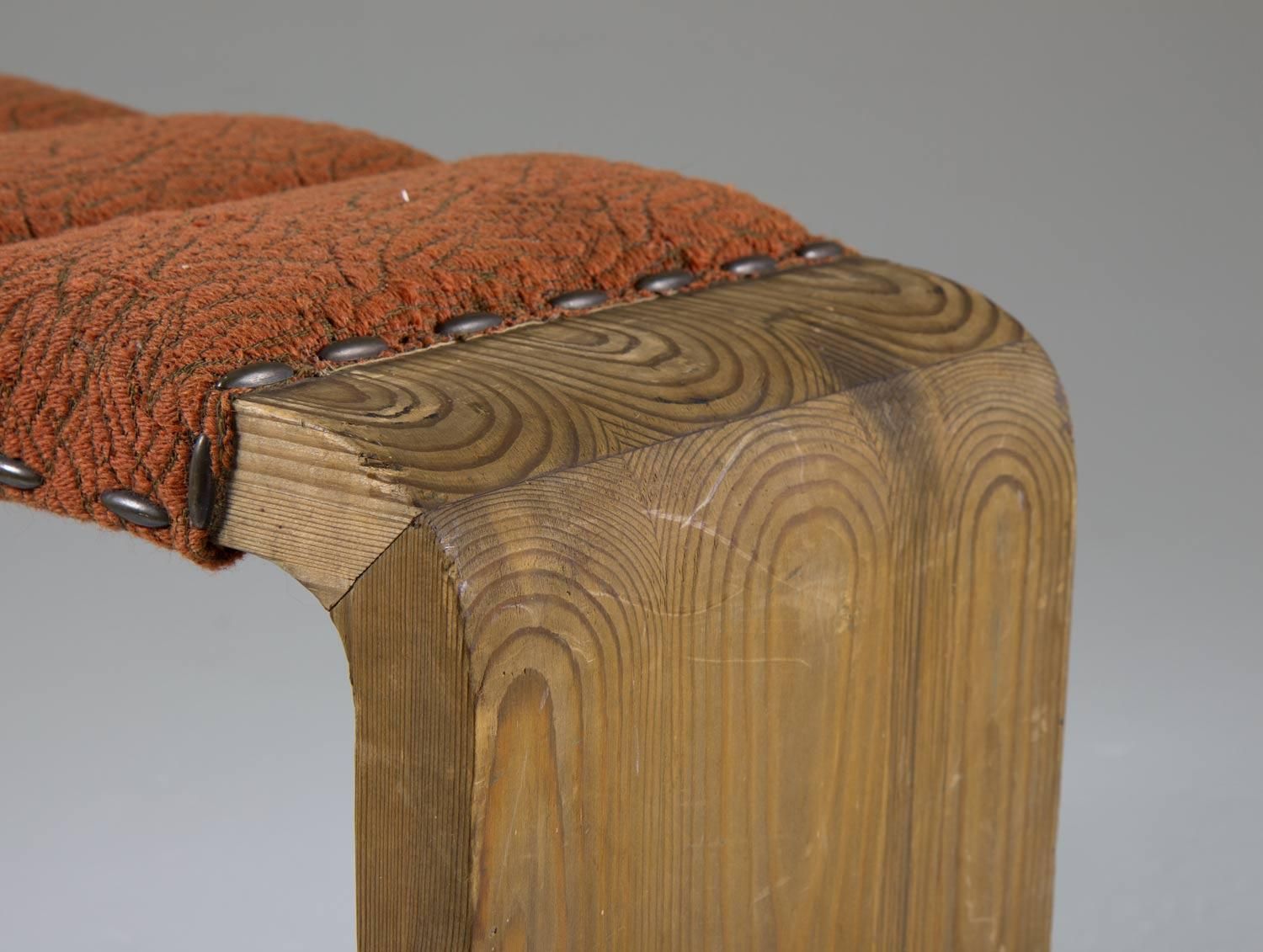 Scandinavian Stool In Pine, 1930s photo Furniture