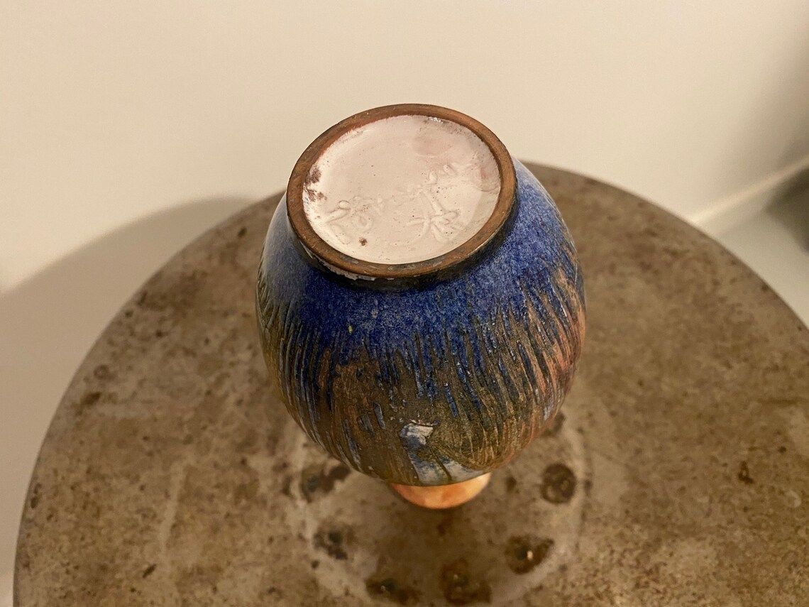 Vase With Four Women From The Swedish Pottery Workshop Torngrens. Mid Cetury From Sweden photo buy