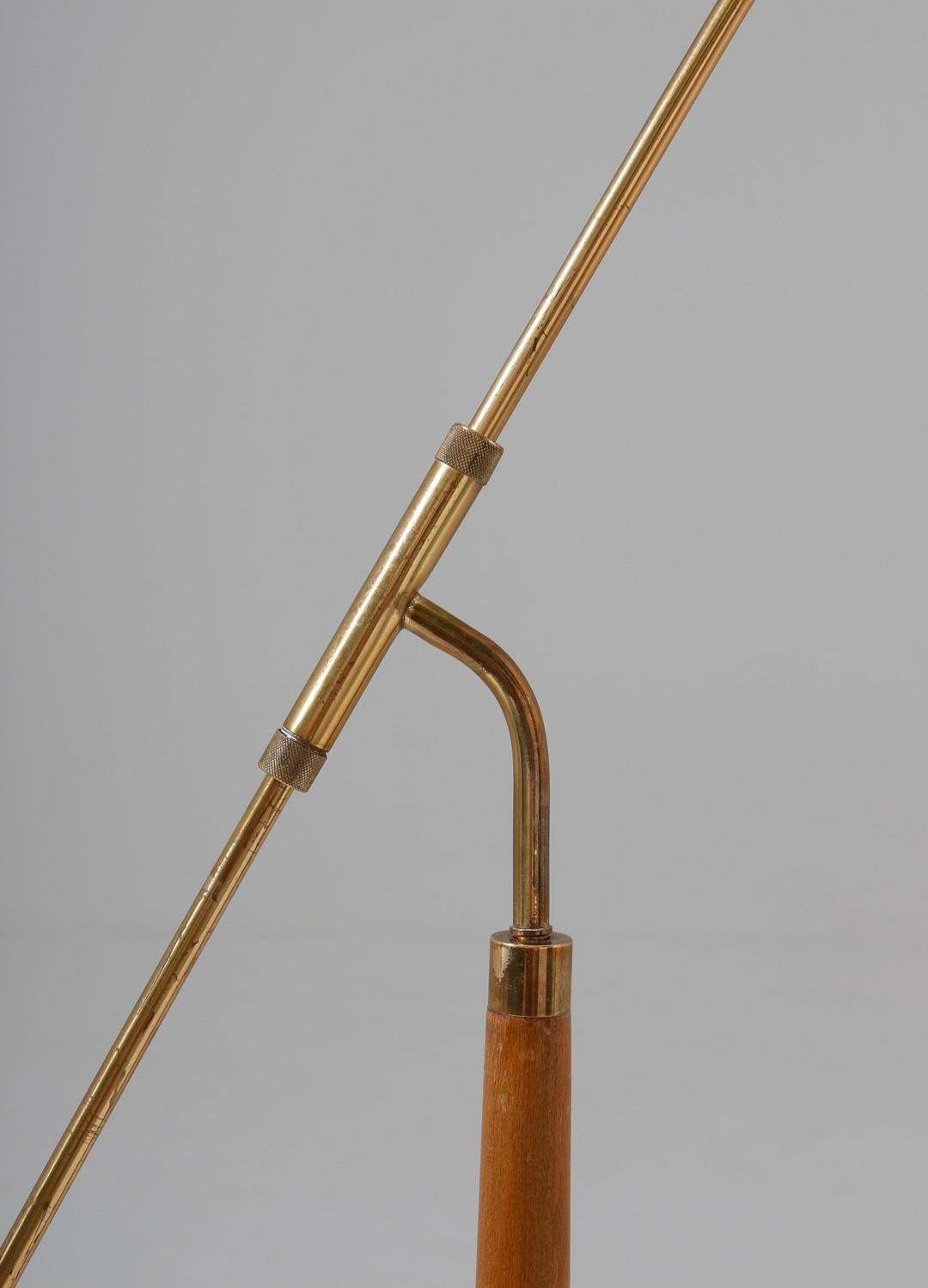 Midcentury Floor Lamp By Ystad Metall, 1940s, Sweden photo buy