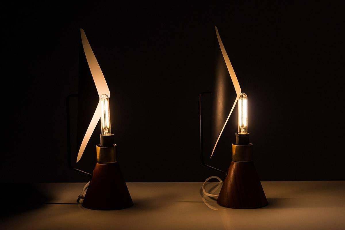 Mid Century Modern Table Lamps By Svend Aage Holm Sørensen For Asea photo 1602.0