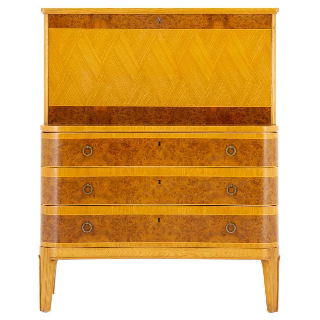 Swedish Modern Bureau By åby Möbelfabrik, 1940s photo furniture
