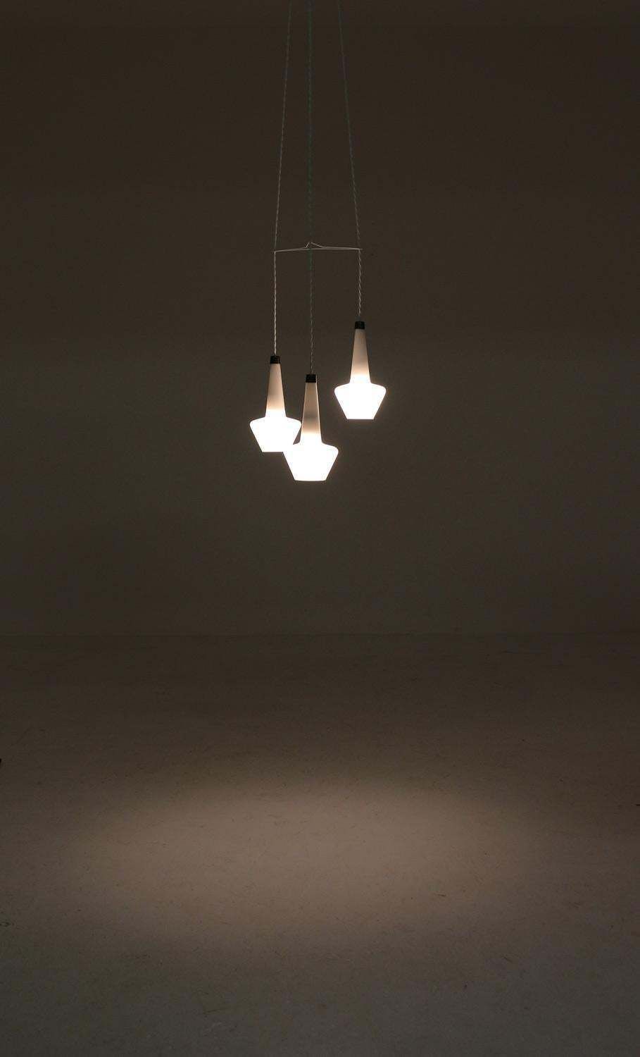 Scandinavian Midcentury Pendant T272 In Opaline Glass By Hans Agne Jakobsson photo 1335.0