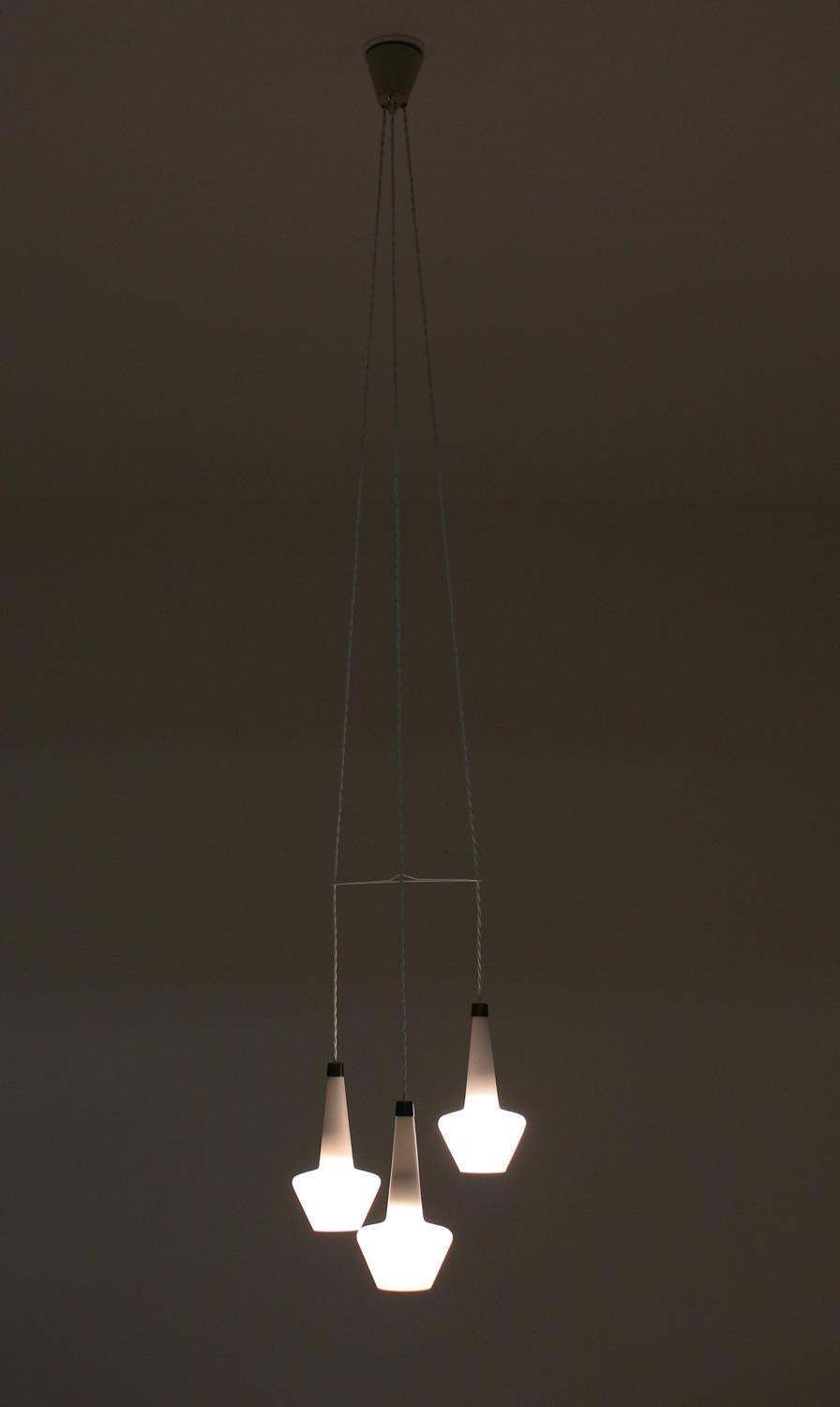 Scandinavian Midcentury Pendant T272 In Opaline Glass By Hans Agne Jakobsson photo vinterior
