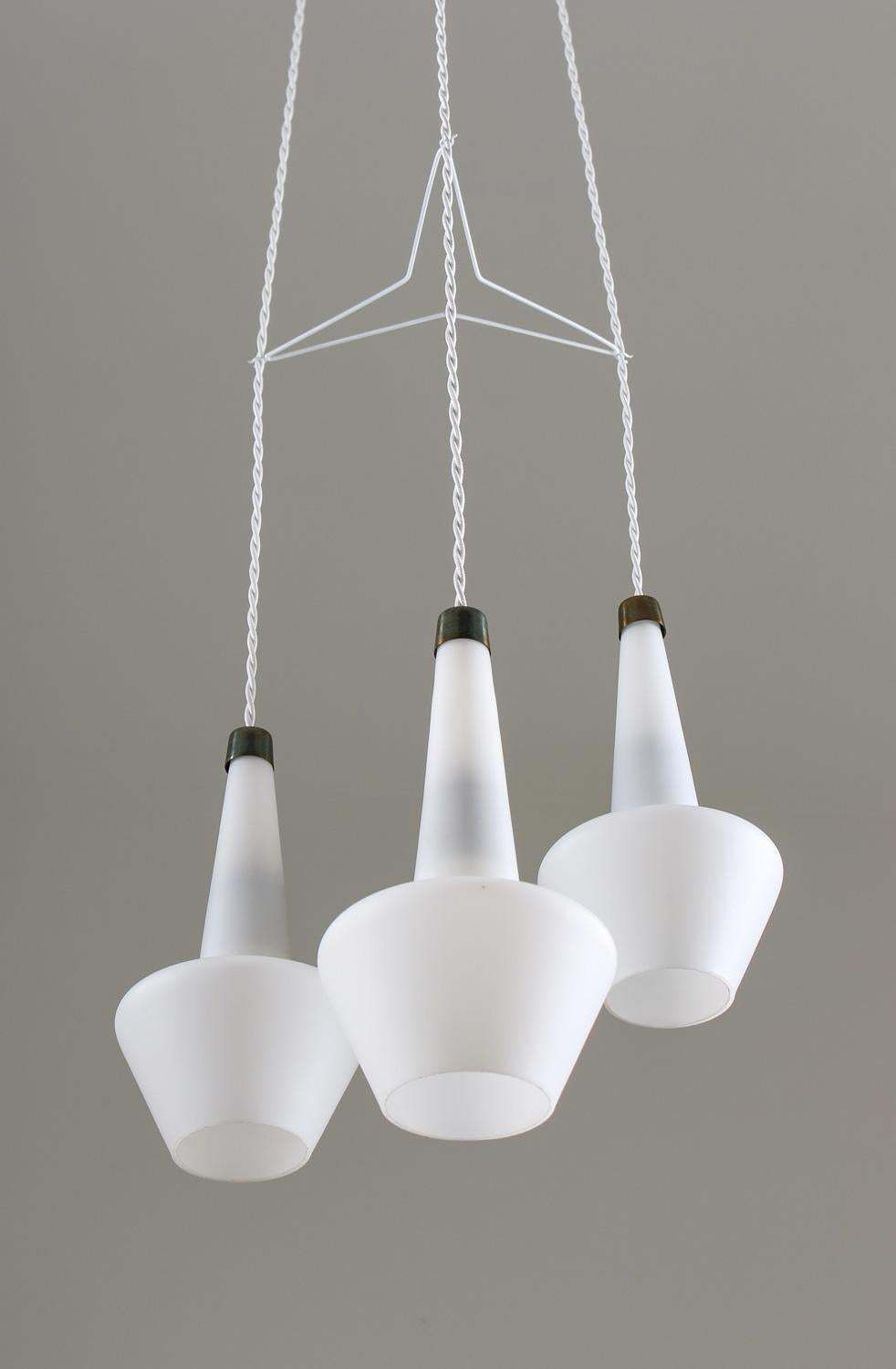 photo furniture Scandinavian Midcentury Pendant T272 In Opaline Glass By Hans Agne Jakobsson