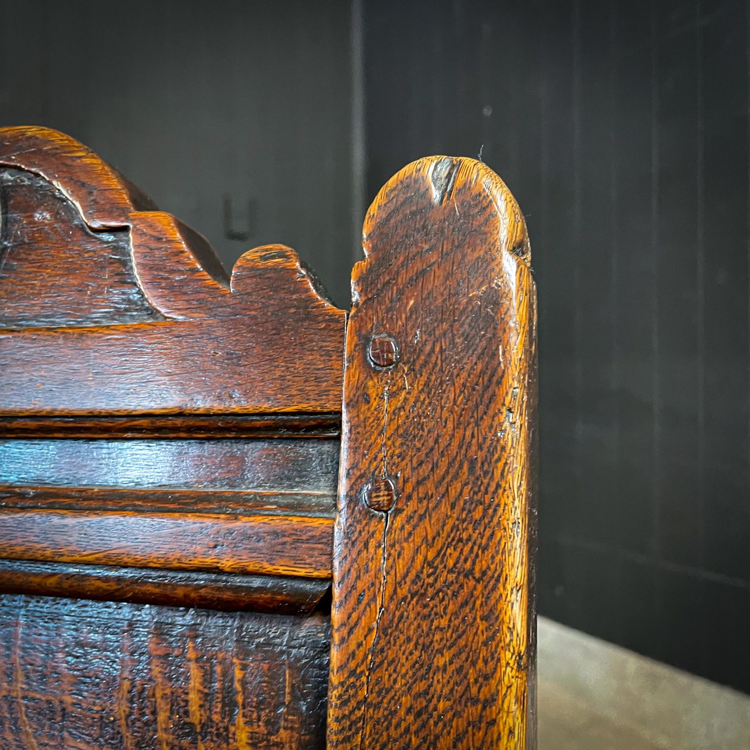200 Year Old Antique Wabi Sabi Rocking Chair photo vinterior