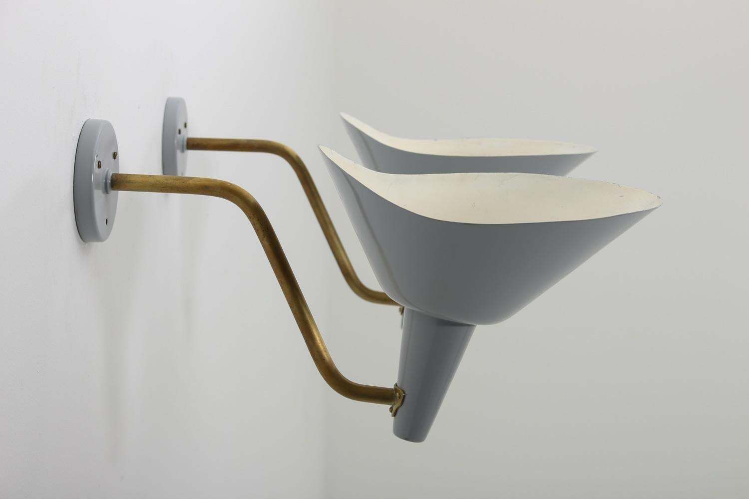 Swedish Wall Lamp In Brass And Metal By Hans Bergström For Ateljé Lyktan photo Lighting
