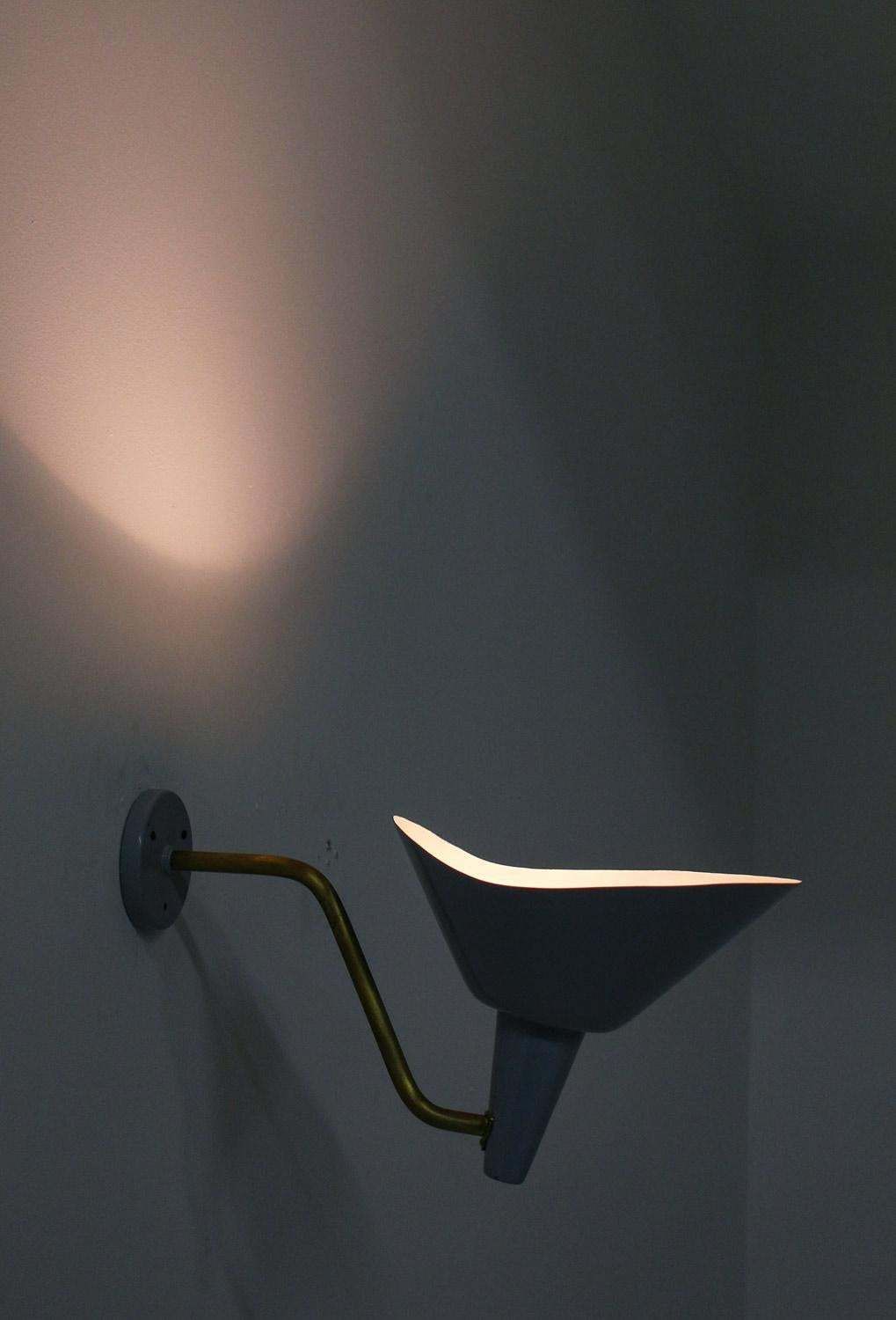 Swedish Wall Lamp In Brass And Metal By Hans Bergström For Ateljé Lyktan photo buy