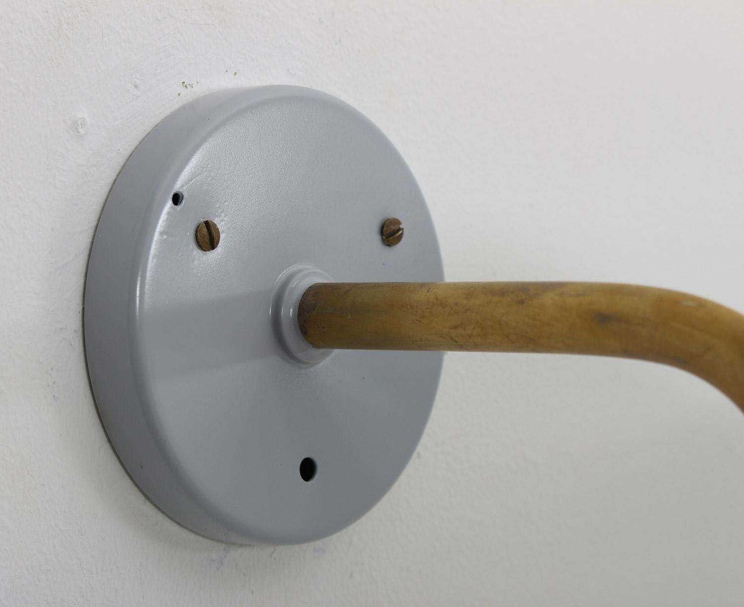 Lighting Swedish Wall Lamp In Brass And Metal By Hans Bergström For Ateljé Lyktan photo