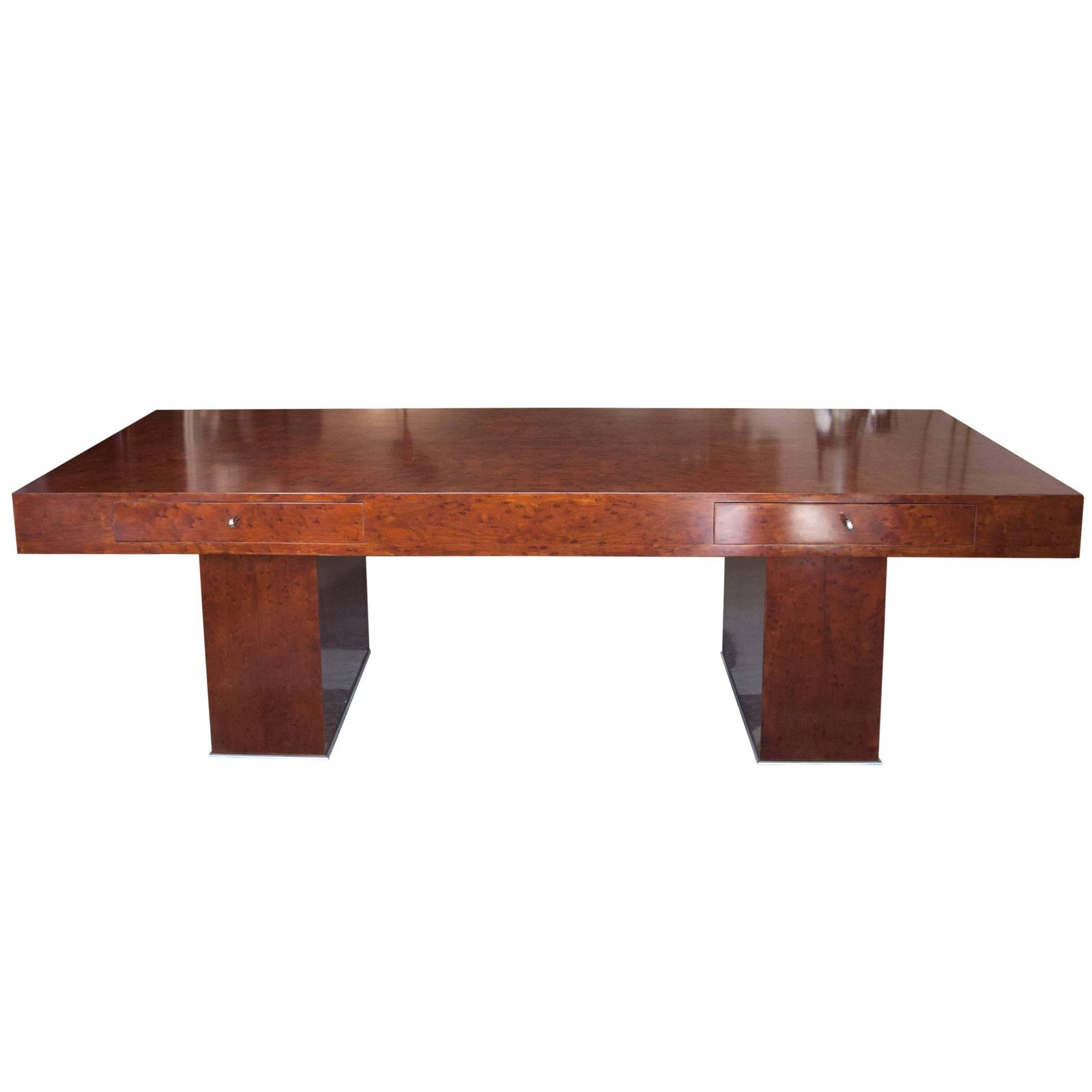 Spectacular Wood Desk, Circa 1930