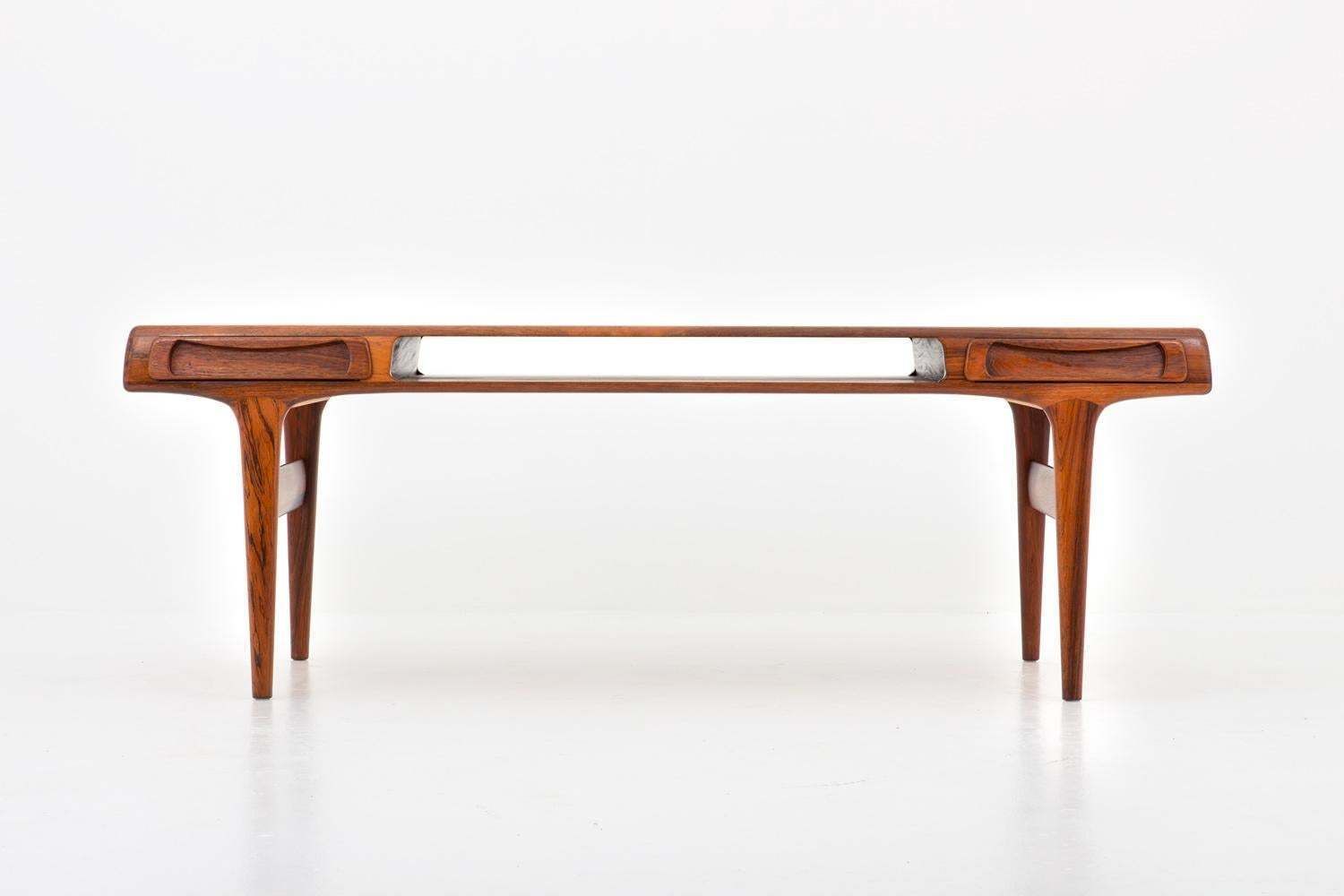Scandinavian Coffee Table Rosewood By Johannes Andersen photo vinterior
