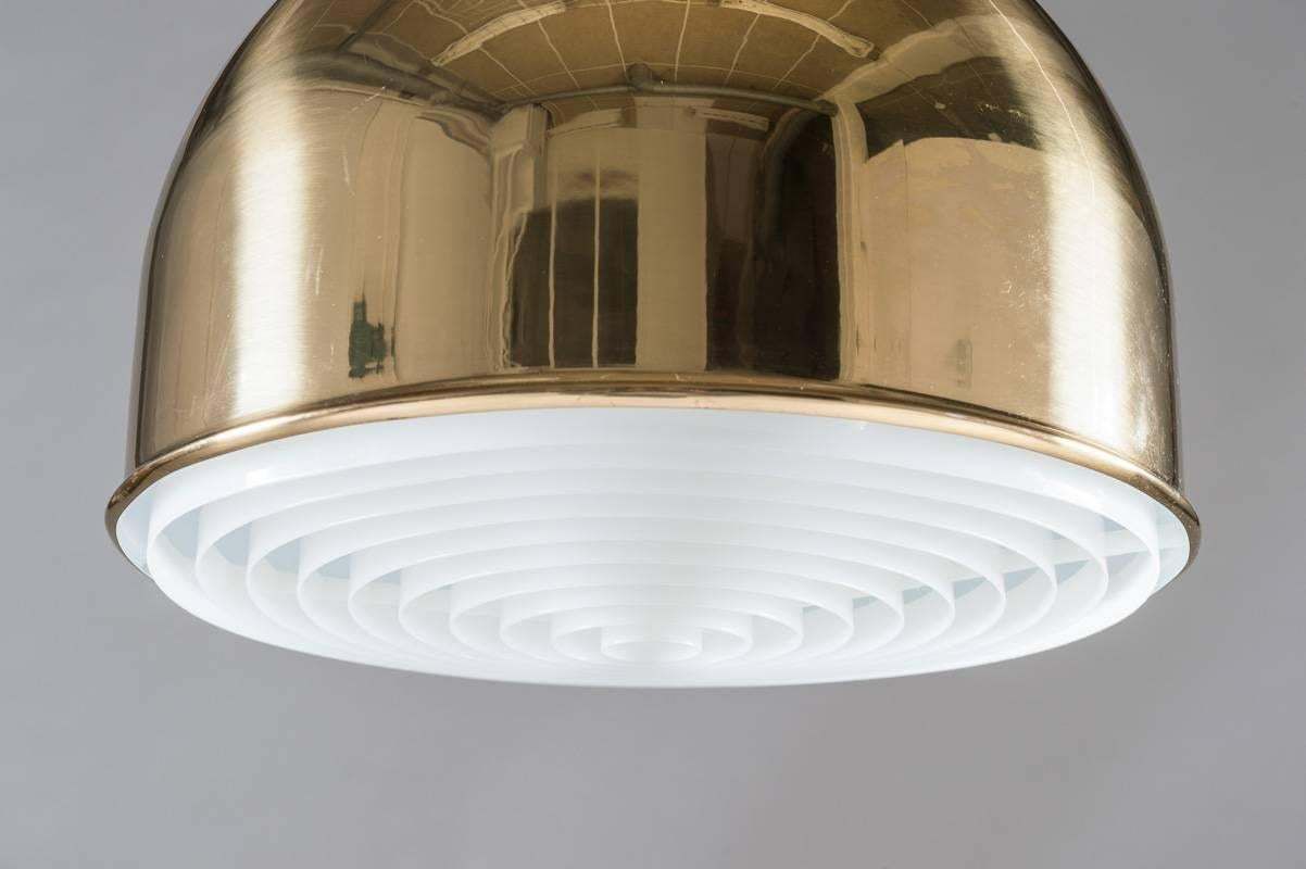 Large Pendant T 75 In Brass By Eje Ahlgren For Bergboms photo furniture