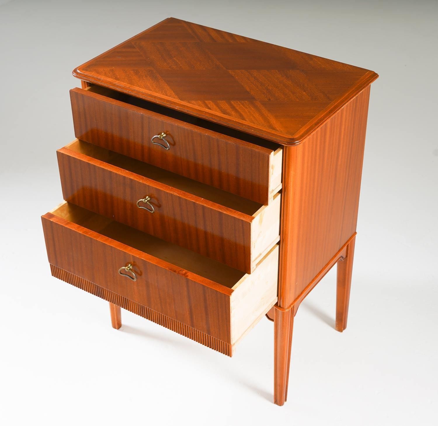 Swedish Modern Bureau, 1940s, Vintage photo Furniture