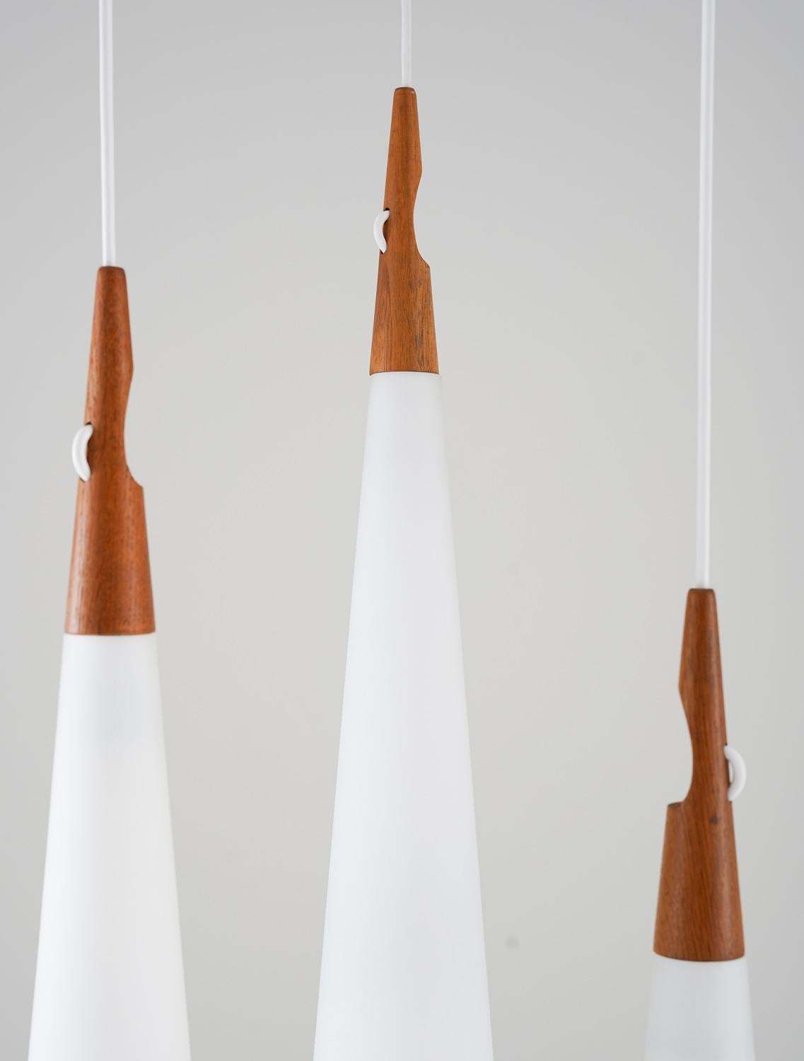 Midcentury Swedish Chandelier By Luxus Sweden photo 5340.0