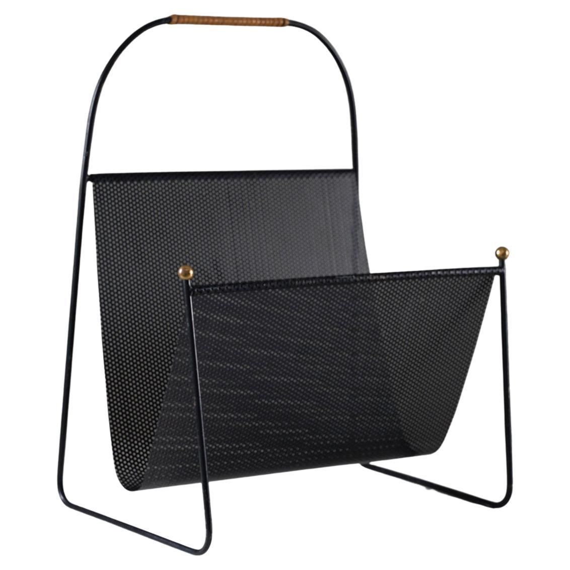 Scandinavian Midcentury Magazine Holder By Ystad Metall photo buy