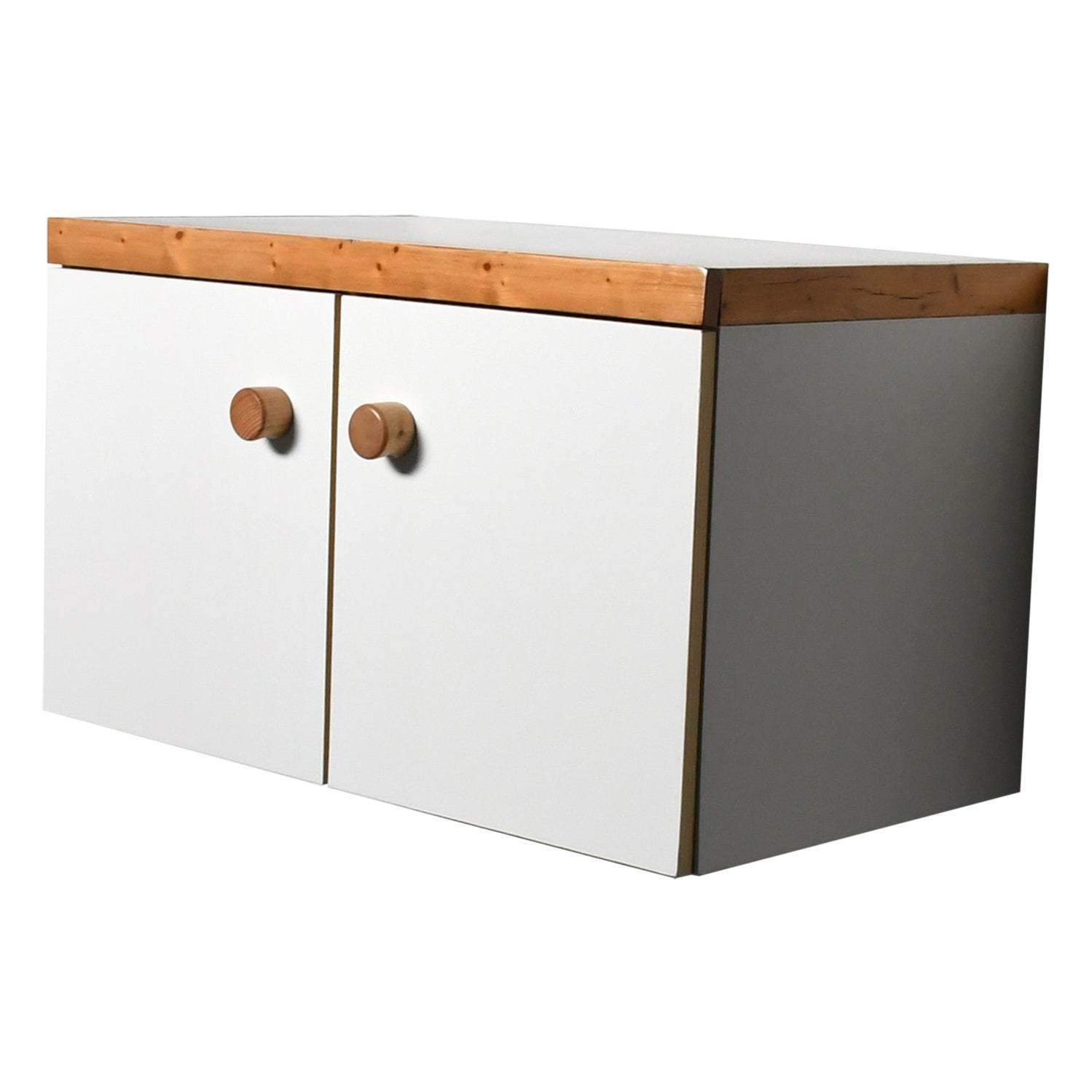 Wall Mounted 'Les Arcs’ Cabinet / Sideboard By Charlotte Perriand, France, 1970s