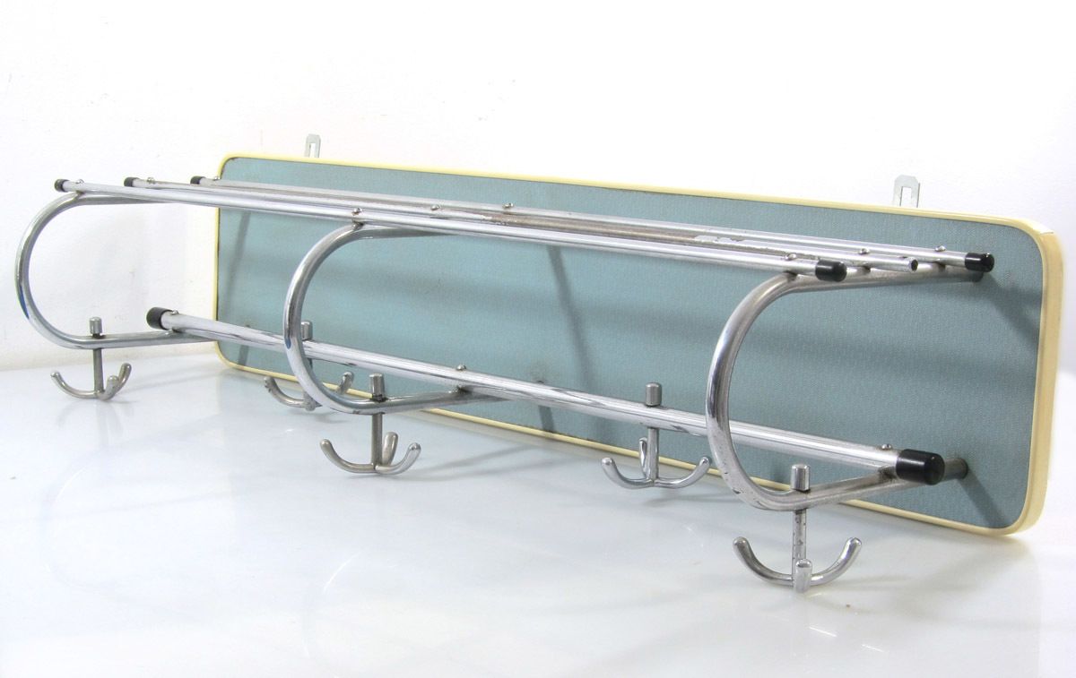 Blauwe Vintage Design Kapstok Uit De Jaren Vijftig photo 604.0