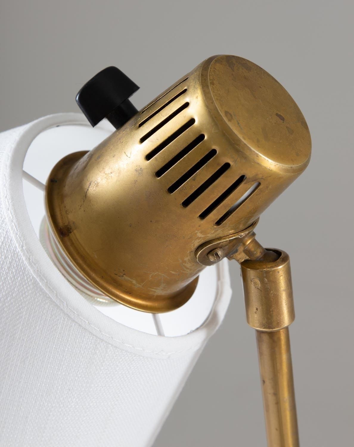 Midcentury Floor Lamp By Hans Bergström For Ateljé Lyktan, 1940s, Sweden photo vintage