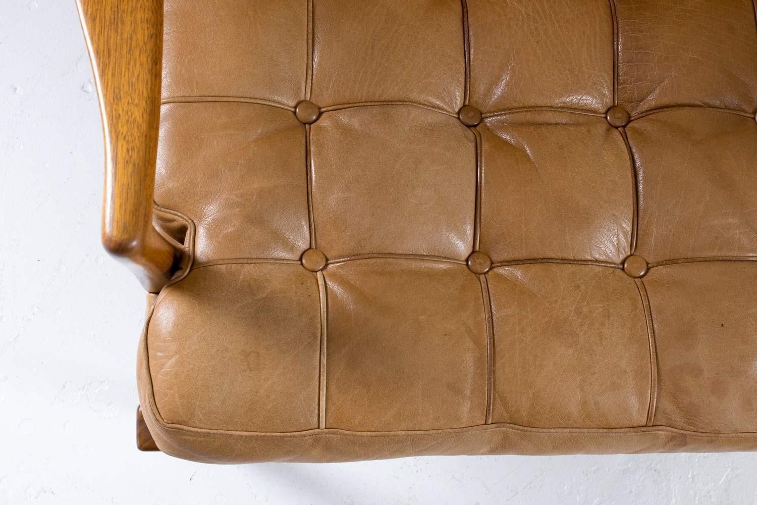 Midcentury Swedish Lounge Chairs "Löven" By Arne Norell photo buy