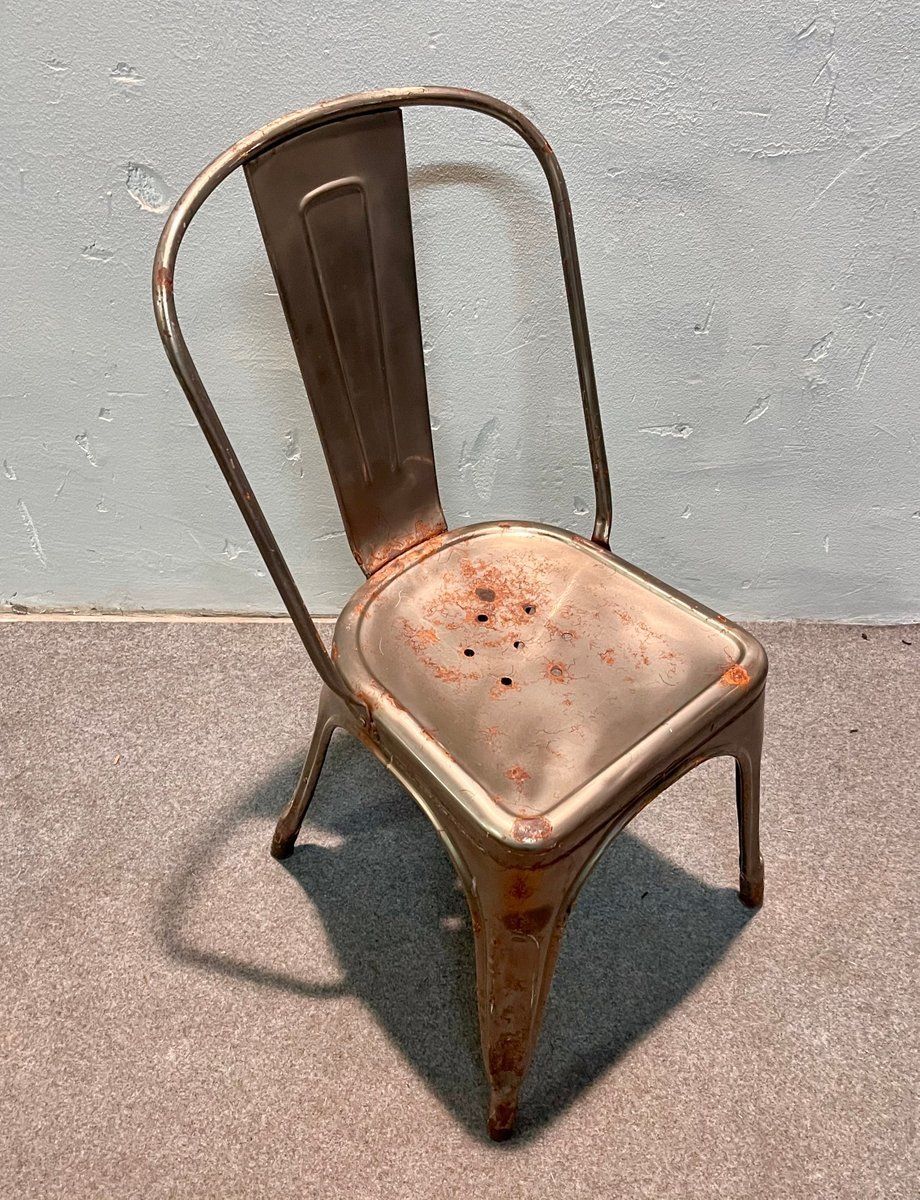 Industrial Chair In Tolix Iron