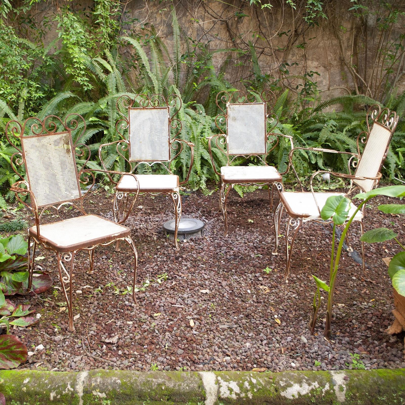 photo furniture Wrought Iron Chairs From The 1950s Casa E Giardino