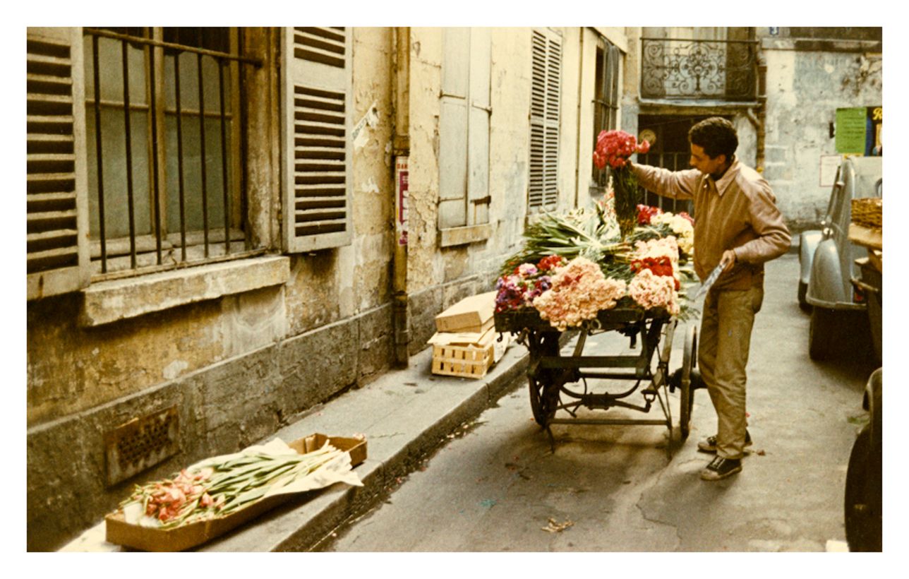 Parisian Flower Seller 16x20" Archival Pigment Print