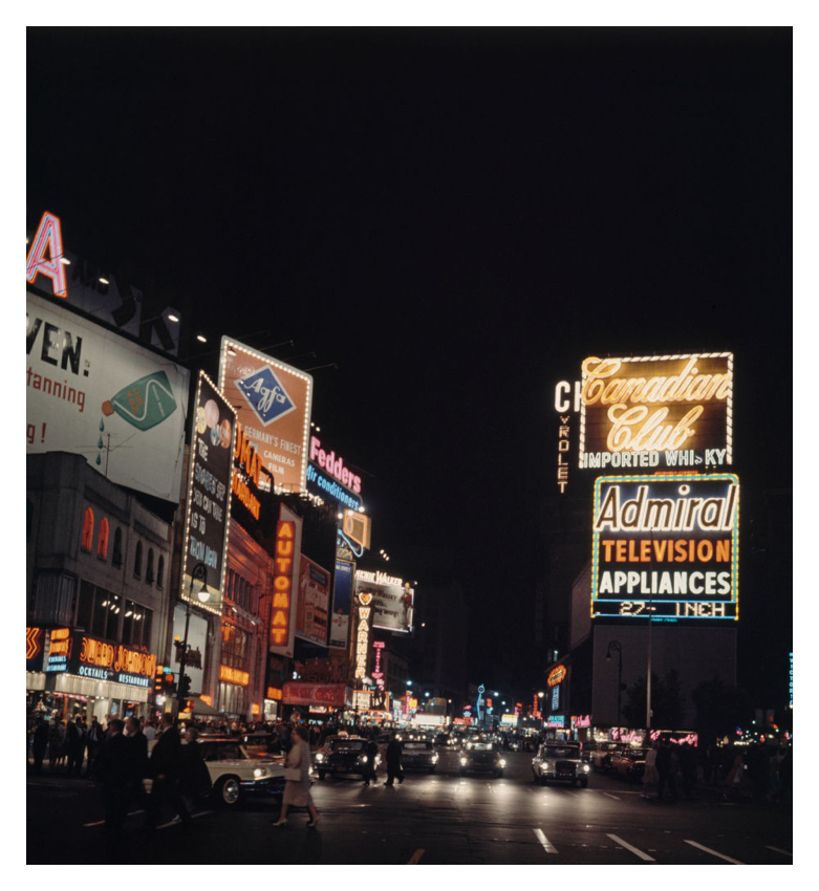 Times Square 10x10" Archival Pigment Print