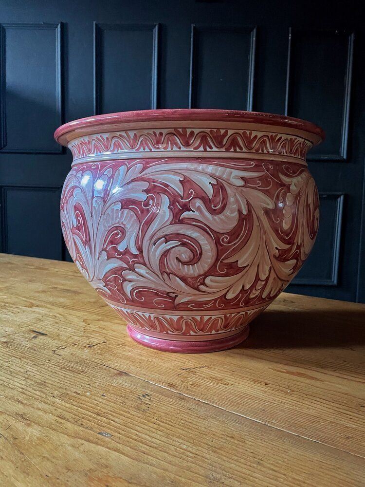A 20th Century Large Italian Majolica Planter