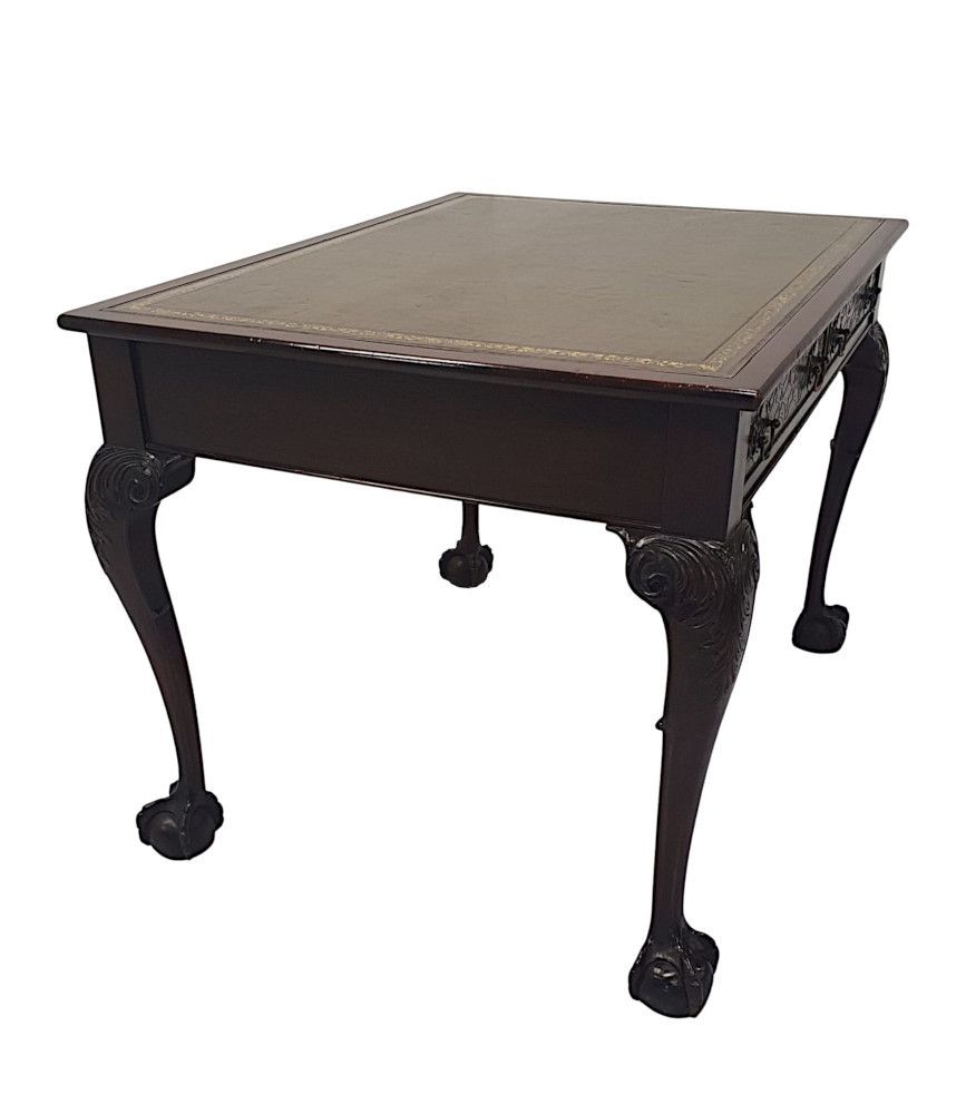 photo for sale A Stunning Late 19th Century Desk In The Thomas Chippendale Manner