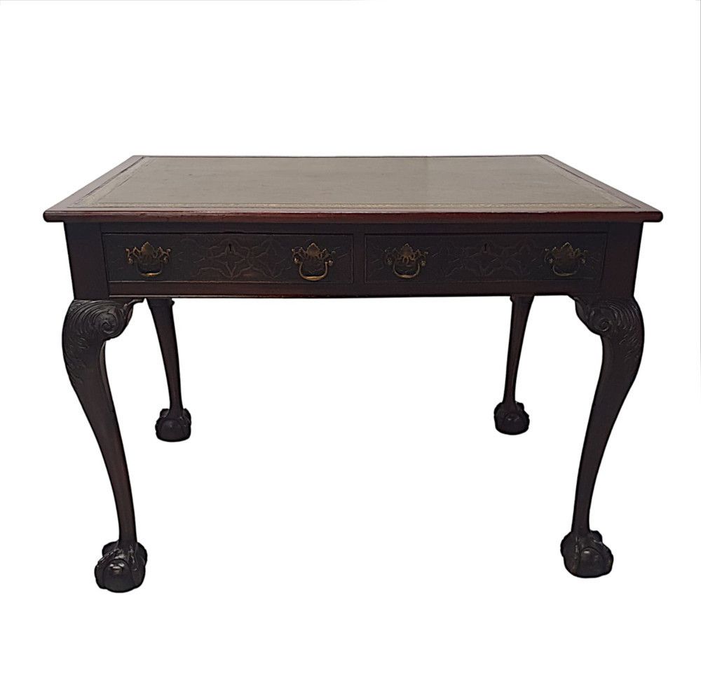 3367.3064 A Stunning Late 19th Century Desk In The Thomas Chippendale Manner photo
