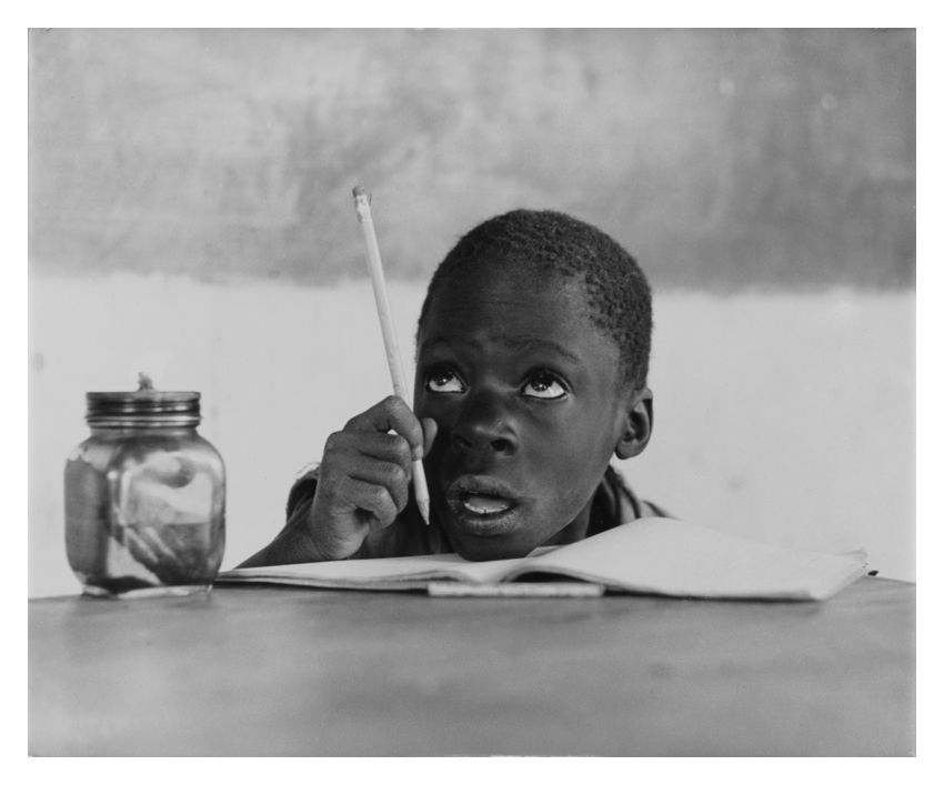 Schoolboy In Luanda 12x16" Silver Gelatin Fibre Print
