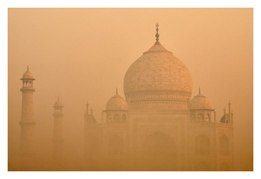 Misty Taj Mahal 30x40" Archival Pigment Print