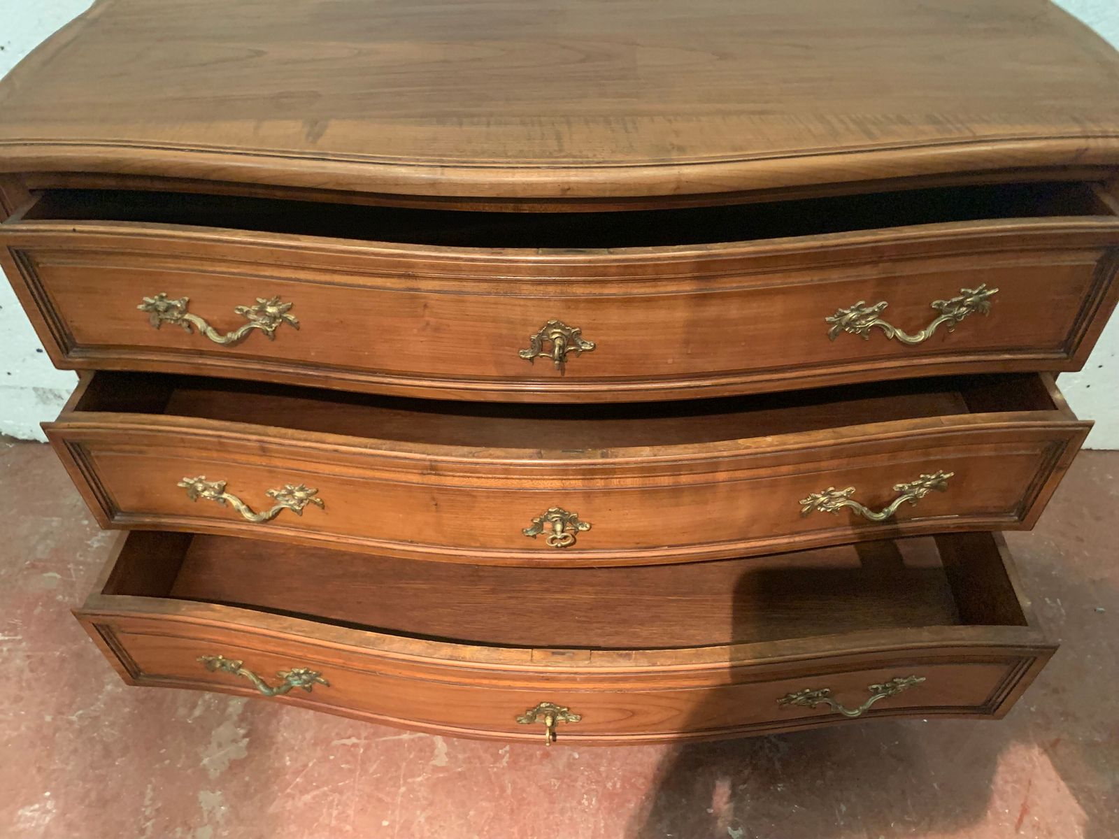 Chest Of Drawers With Curved Facade In The Provençal Style Of The 20th Century photo for sale