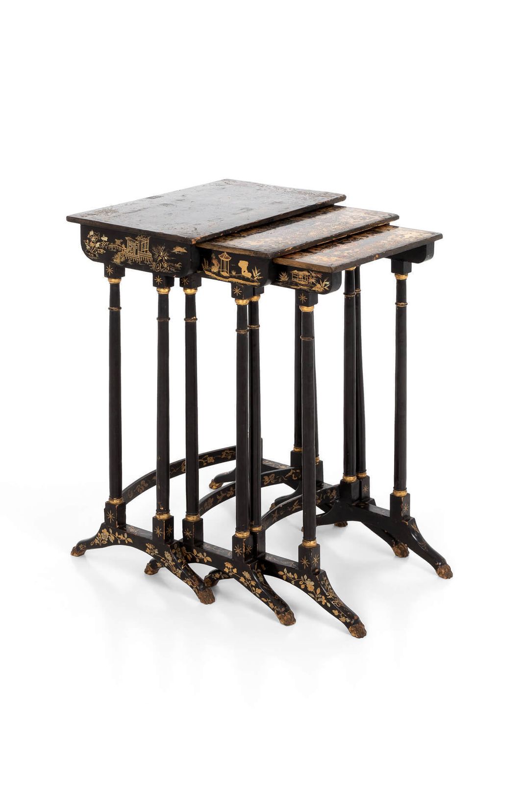 Regency Period Chinoiserie Nest Of Tables