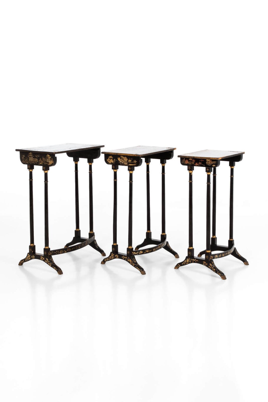 Regency Period Chinoiserie Nest Of Tables photo Furniture