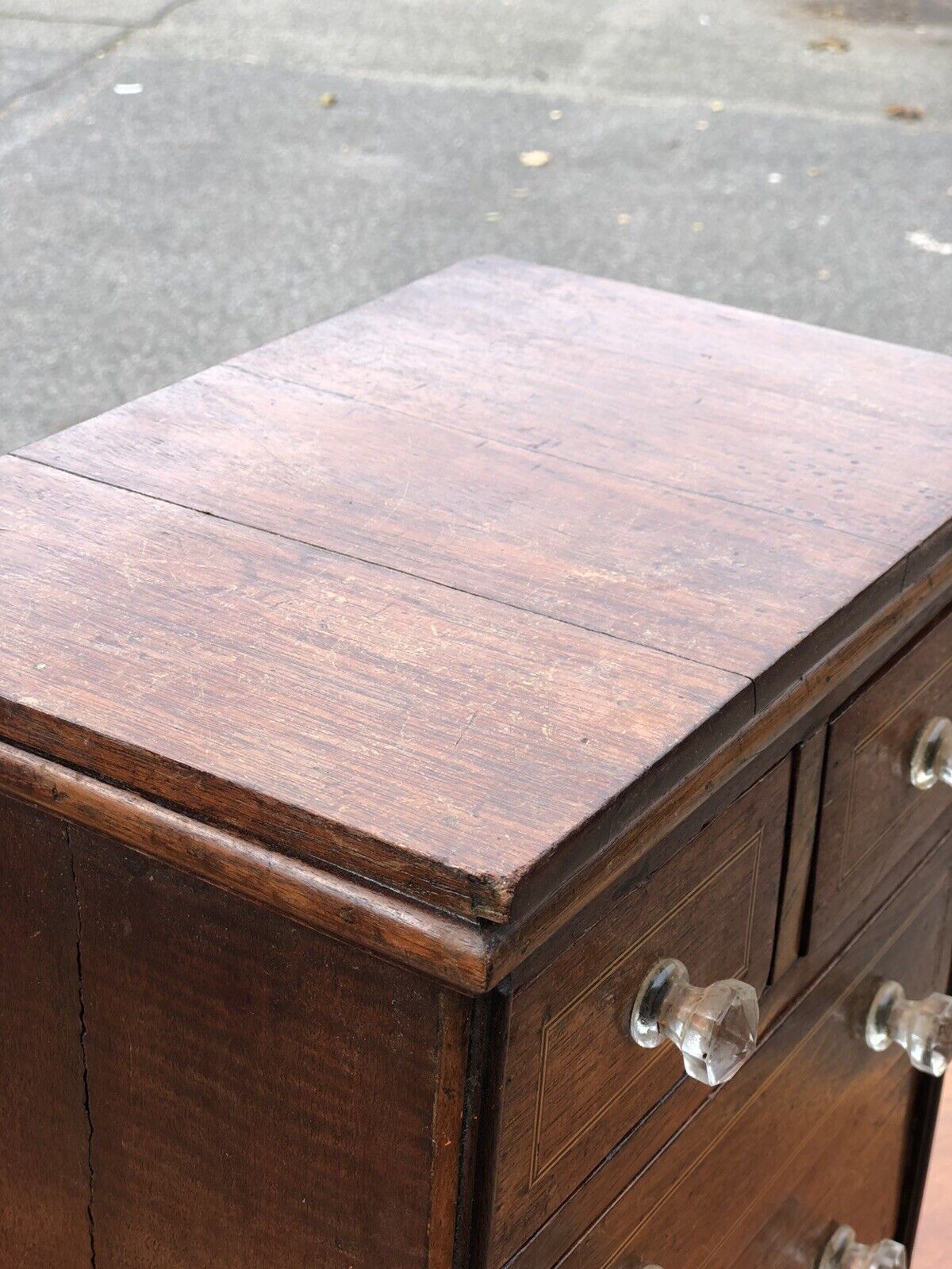 Furniture Victorian Set Of Table Top Jewellery/ Collectors Drawers. photo