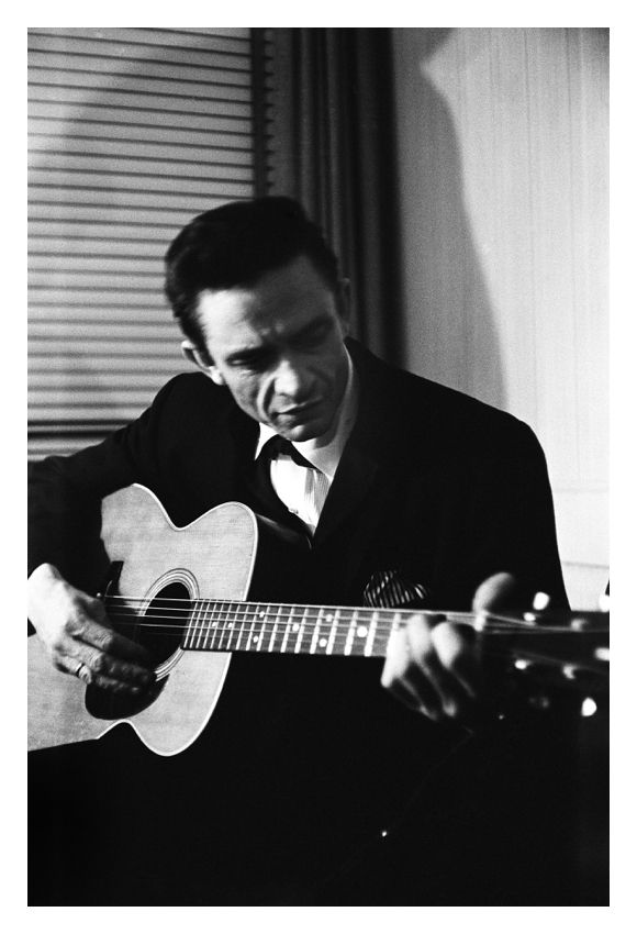 Johnny Cash At The New York Folk Festival 12x16" Archival Pigment Print