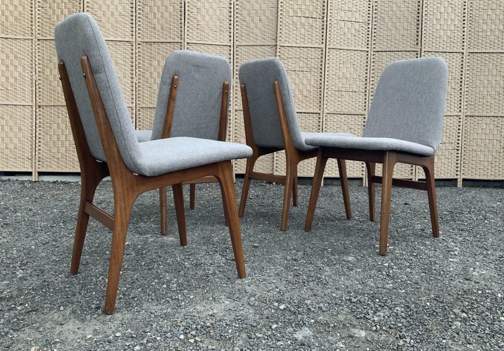 photo for sale Dining Chairs Designed By Greaves & Thomas For Schreiber, 1960s, Set Of 4