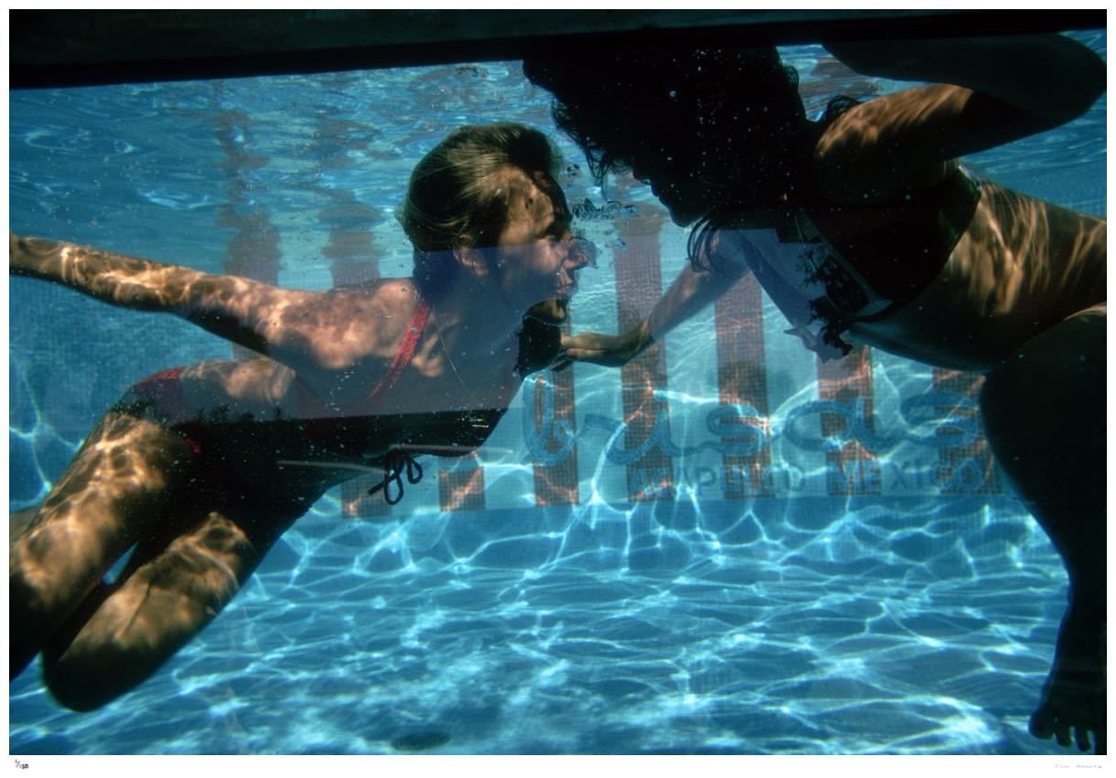 Swimmers At Las Brisas 48x72" Archival Pigment Print