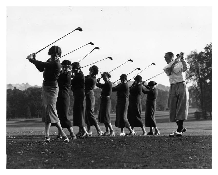 Golf Lesson 20x30" Silver Gelatin Fibre Print