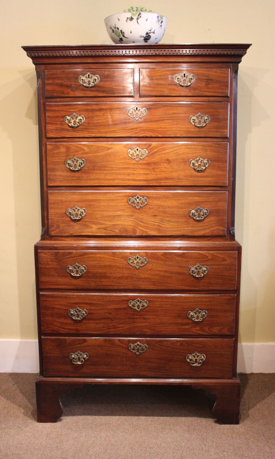 18thc. Mahogany Chest On Chest photo for sale