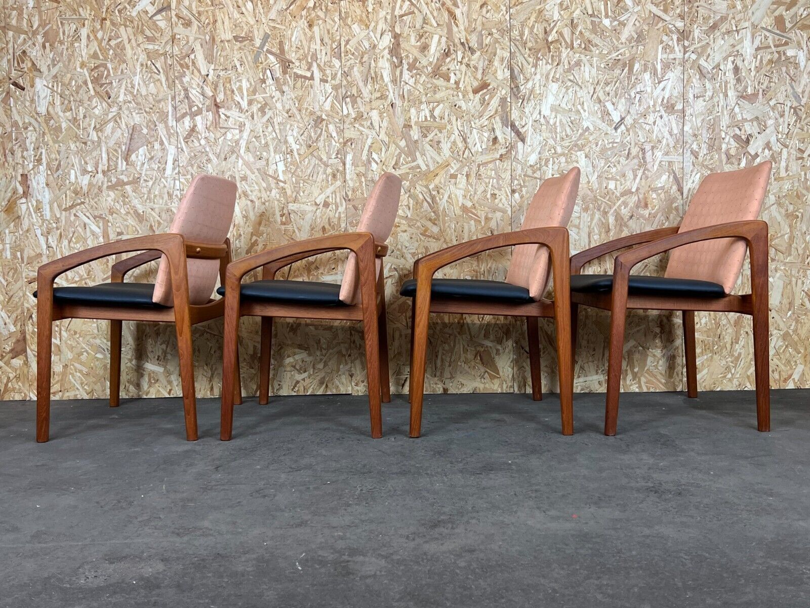 photo for sale Teak Dining Chair Henning Kjaernulf Korup Stolefabric