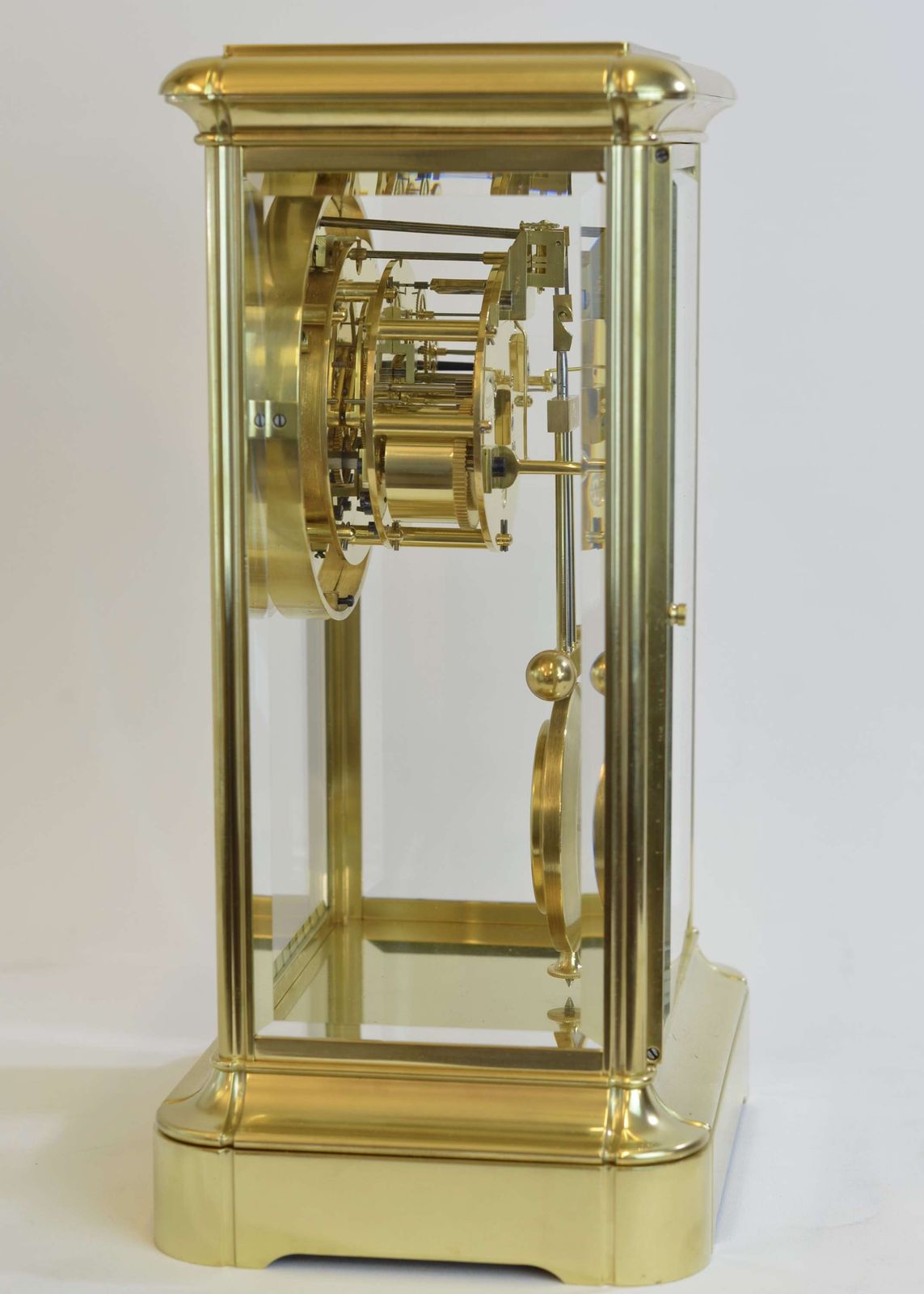 19th Century French Four Glass With Ellicott Pendulum photo for sale