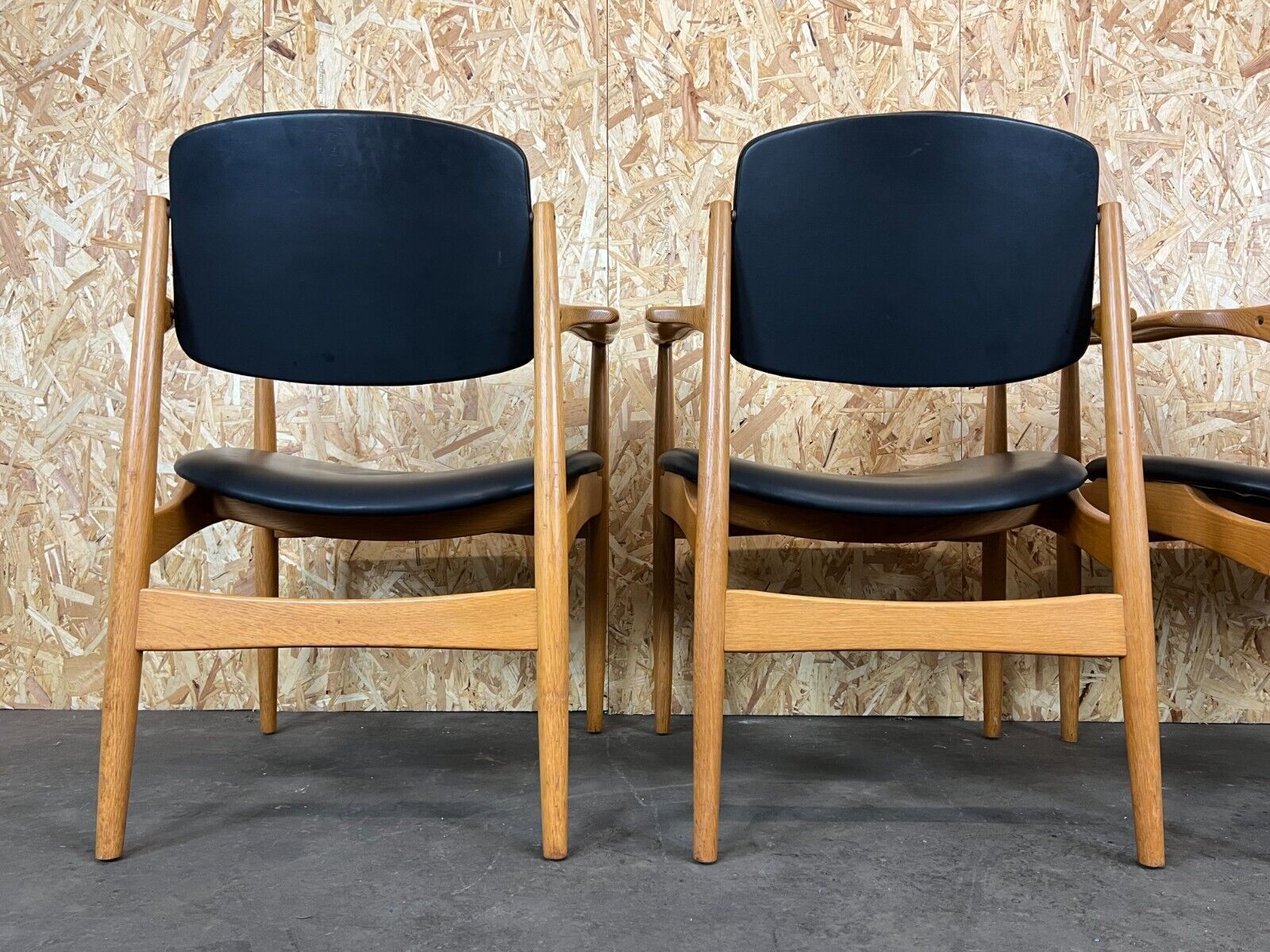 1108.0 4x 60s 70s Dining Chair Arm Chair Danish Design Oak Denmark photo