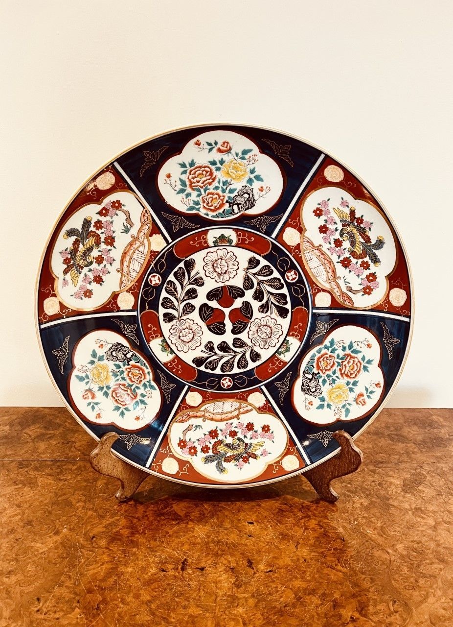Quality Antique Japanese Imari Charger photo Home Decor